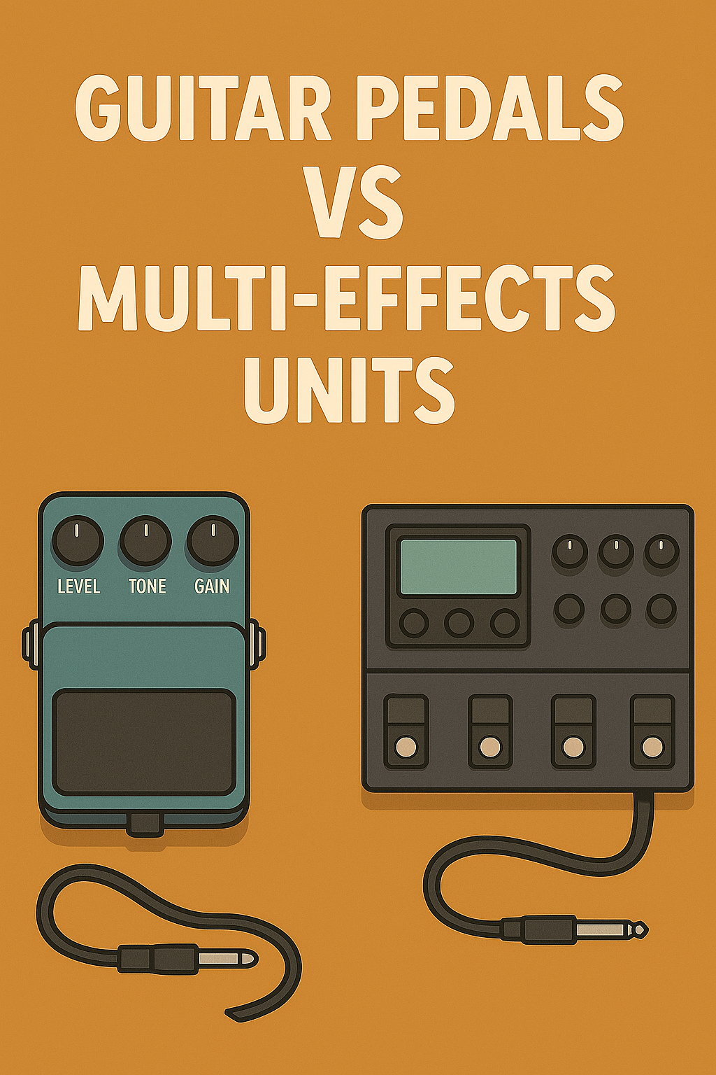 What’s the Difference Between Guitar Pedals and Multi-Effects Units for Beginners?